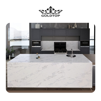 GOLDTOP 5116 Calacatta Milan Quartz Kitchen Countertop
