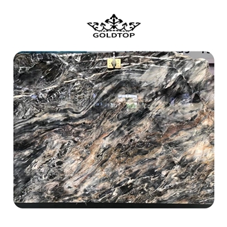 GOLDTOP ODM/OEM Confusion Dark Marble Slabs