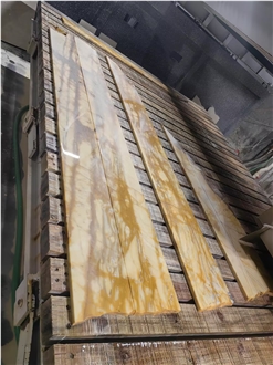 GOLDTOP OEM/ODM Giallo Siena Marble Slabs For Floor