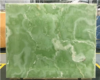 Luxury Stone Natural Green Onyx  Slabs