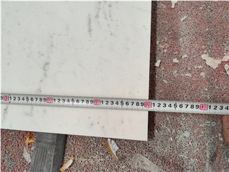 Luxury Style White Polished Elba White Marble Tiles