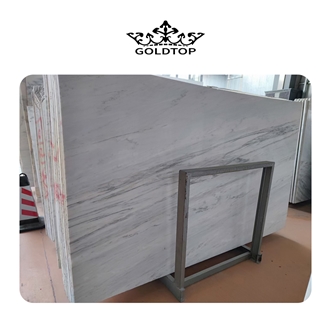 Natural 18Mm Honed And Polished White Marble Slabs