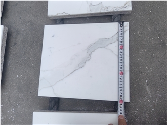 Natural Marble East Calacatta White Tiles