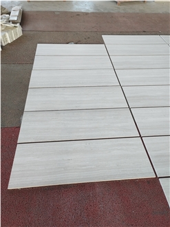 White Wood Marble Tiles For Interior