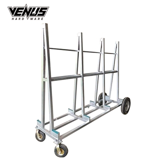A Frame Slab Storage And Transport Cart With Wheel