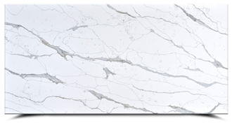 AQ86172 Calacatta Vega Quartz Slabs