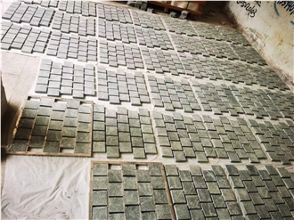 Chinese Grey Granite Cobble Stone For Paver