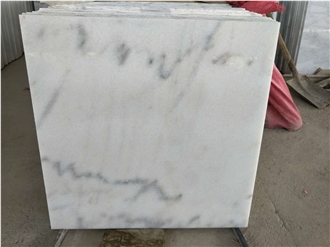 Chinese Guangxi White Marble Tiles