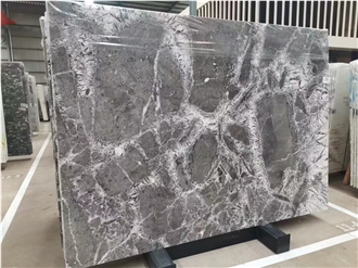 Ice Grey Marble Slabs For Building Decoration