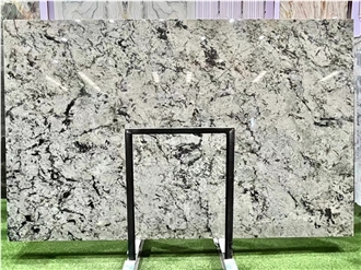 White Persa Polished Granite Slabs For Wall And Floor