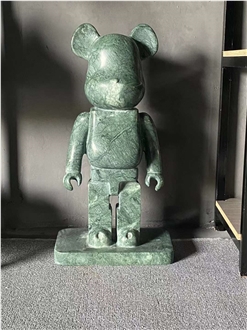 Violent Bear Sculpture