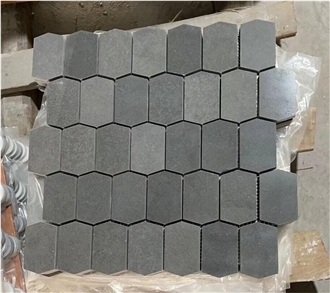 Black Basalt Mosaic Tiles