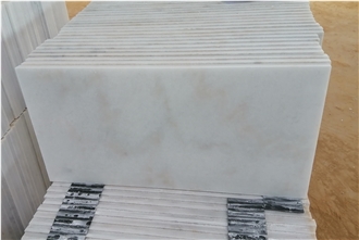 China Bianco White Marble Tiles Polished