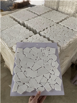 Natural Marble Hexagon Pattern Mosaic Tiles