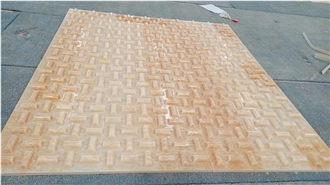 CNC Wall Panel Honey Onyx 3D For Home Decor Products