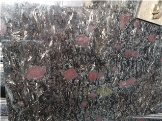 Luxury Rose Granite Slabs Meteorus Slab For Kitchen Decor