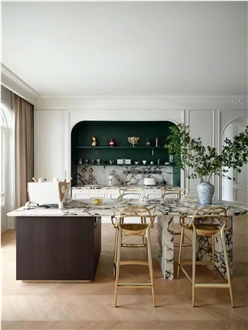 Italian Calacatta Viola Popular Marble  Kitchen Top