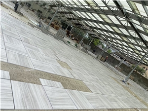 China White Wooden Marble Tiles,Wooden Vein Marble Slabs