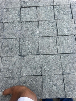R Black Granite Cobbles