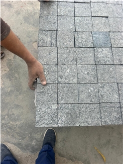 R Black Granite Cobbles