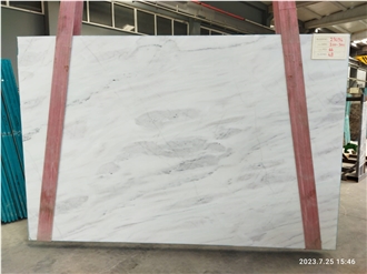 Cloudy White Marble Slabs - 23094