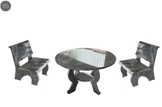 Granite Stone Furniture Table Set 1