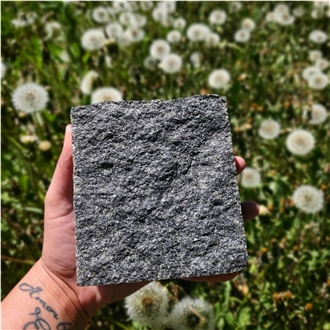 Ukrainian Granite Gabbro Diabase Dark Magma Split Top Cubes