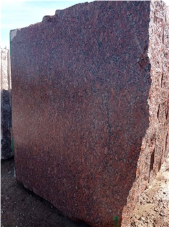 Ukrainian Granite Red Crystal Raw Blocks
