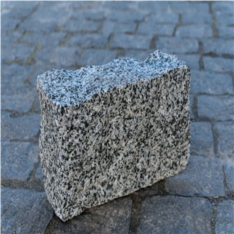 Ukrainian Granite White House, Split Cubes