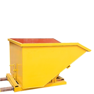 Collapsible Dumpster Bin Used By Forklift L