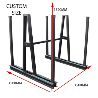 Slab Rack With A Frame Storage Rack With Safety Pole N