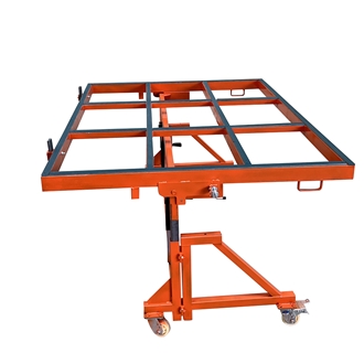 Stone Working Table With Rubber Transport Cart F