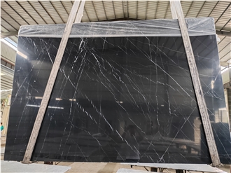 China Marquina Marble Slabs For Engineering Applicaion