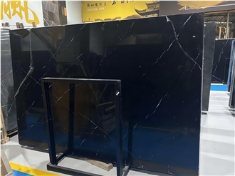 China Marquina Marble Slabs For Engineering Applicaions