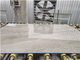 China New Oman Grey Marble Slabs For Engineering Decoration
