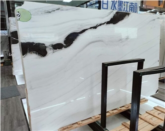China Panda White Marble Slabs