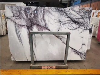 Milas White Lilac Marble Slabs For Home Decoration Designs