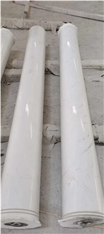 Polaris White Marble Application For Columns