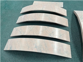 Pink Marble Curved 3D Wall Decor Panels