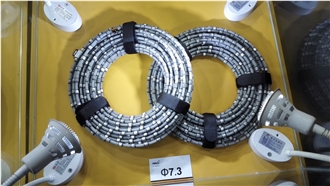 Diamond Wire Rope For Granite And Quartzite In 7.3Mm