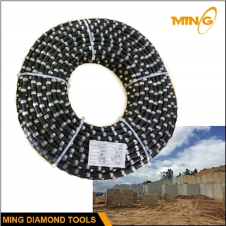 Stone Cutting Wire Saw Machine Use Diamond Wires