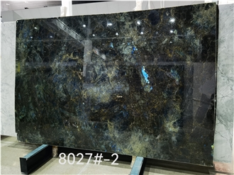 Africa Labradorite Blue Granite Luxury Natural Stone Slabs