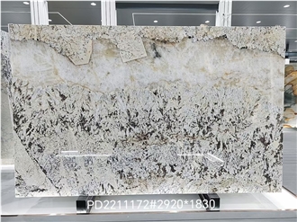 Brazil Pandora Quartzite White Stone Slabs For Flooring Tile