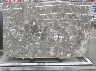 China Romantic Grey Marble Slabs For Kitchen And Bathroom