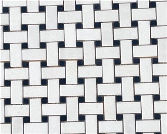Crystal White Marble Mosaic Tiles