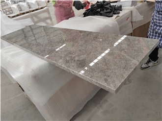 Custom Tundra Grey Marble Countertops Bath Top