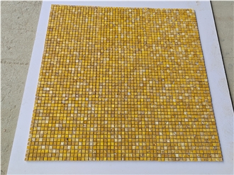 Desert Gold Travertine Mosaic Tiles
