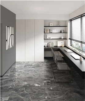 Grey Marble Stone Slabs Floor Tiles For Indoor Design