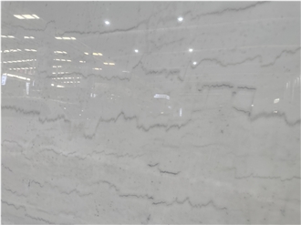 Guangxi White Natural Marble Stone Slabs Tiles For Home