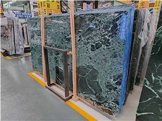 Italian Verde Prada Green Marble Slabs